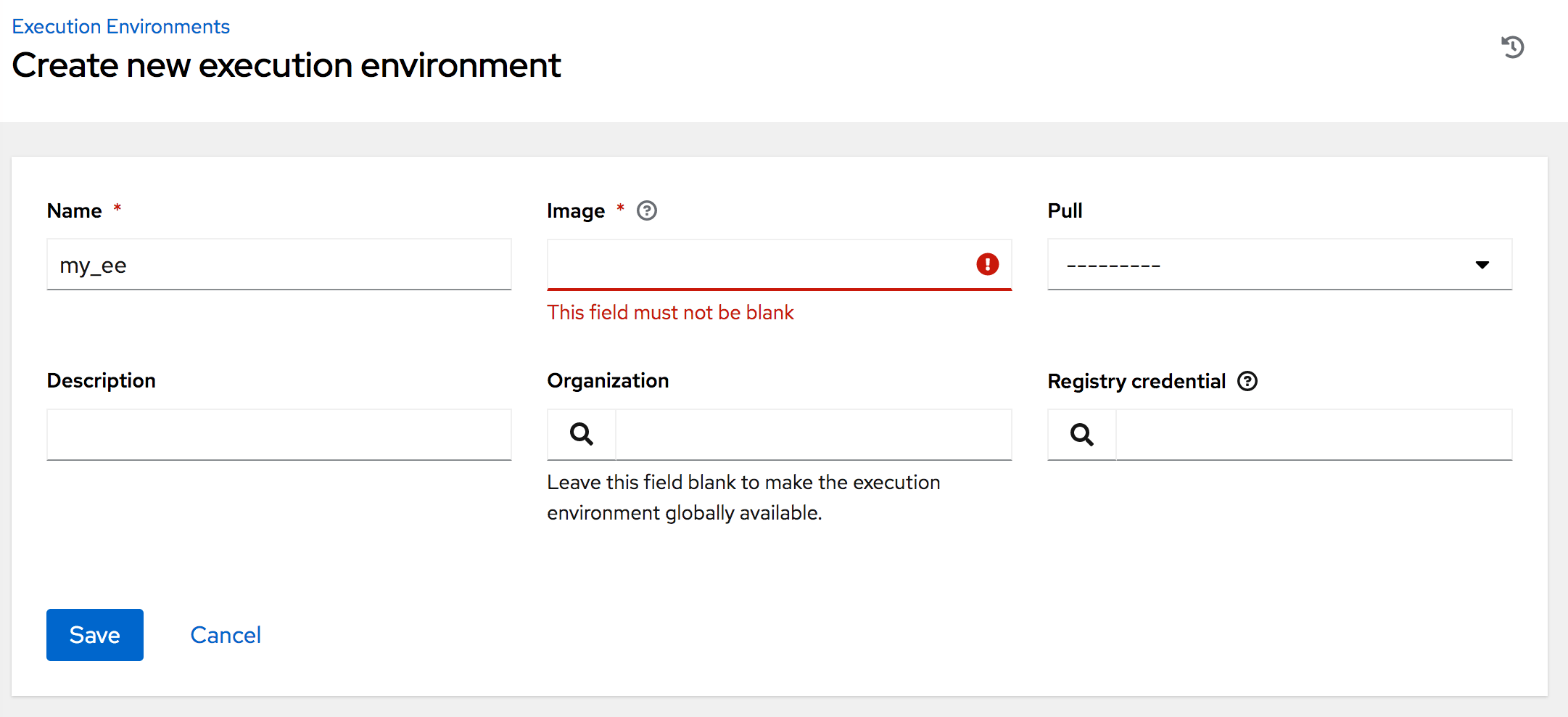 AWX execution environment is an OCI compliant image